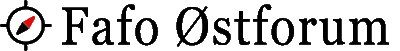 Fafo oestforum logo full invertert