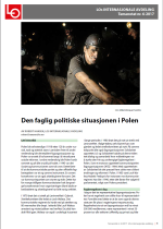 Den faglig politiske situasjonen i Polen